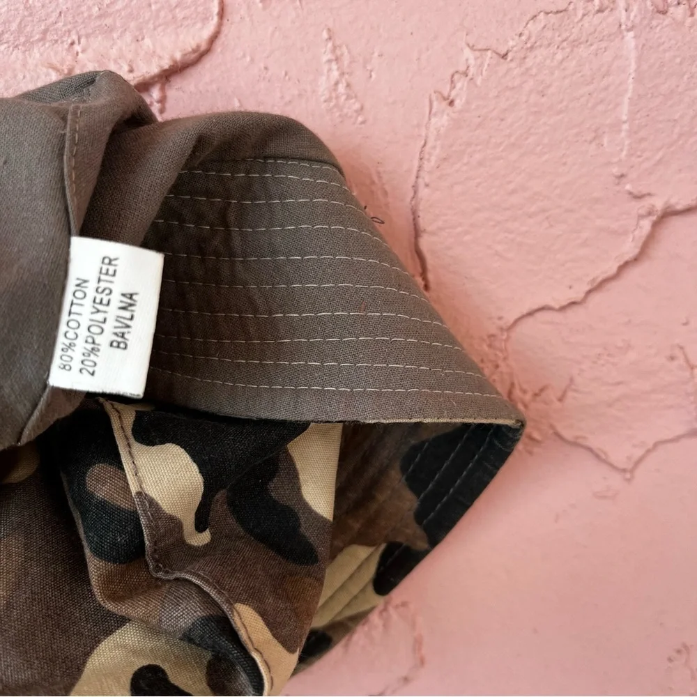 Camo Bucket Hat Unbranded Unisex